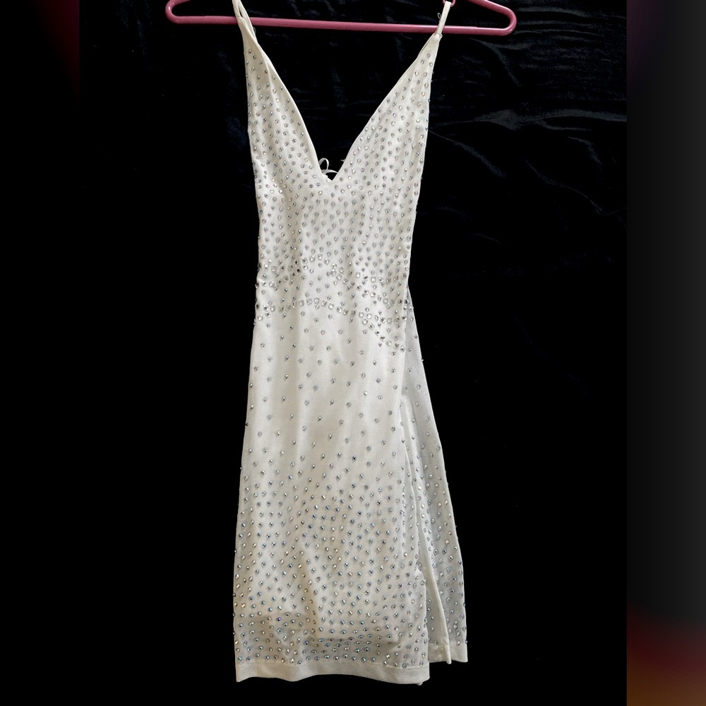 Rhinestone Bodycon Dress
